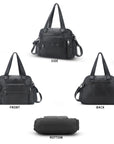 Relaxed Carryall Shoulder Bag with Long Handles