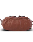 Organized Storage Faux Leather Tote Crossbody Bag Hardware Detail