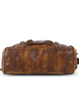 Vintage PU Leather Studded Shoulder Tote Bag for Travel