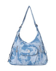 Steedy Denim vintage tie-dye tote bag-Angelkiss Bag