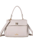 Minimalist Vegan Leather Top Handle Crossbody Bag