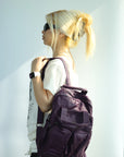 Washed Large Capacity Multi-Pocket Backpack