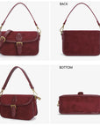 Mini Suede Convertible Shoulder Bag