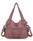 Minimalist East-West Hobo Bag for Women