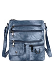 Women's tie-dye vintage pu leather crossbody bag-Angelkiss Bag