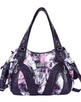 Tie-Dye Printed Hobo Bag for Everyday Carry