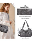 Stylish women's large capacity shoulder bags and hobo bags-Angelkiss Bag