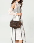 Large Multi-Pocket Convertible Hobo Bag