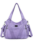 washed roomy Daily women Waterproof unique hobo handbag-Angelkiss Bag