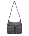 East West Plaid Crossbody Bag with Wallet