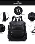 The best large capacity backpacks for weekends travel-Angelkiss Bag