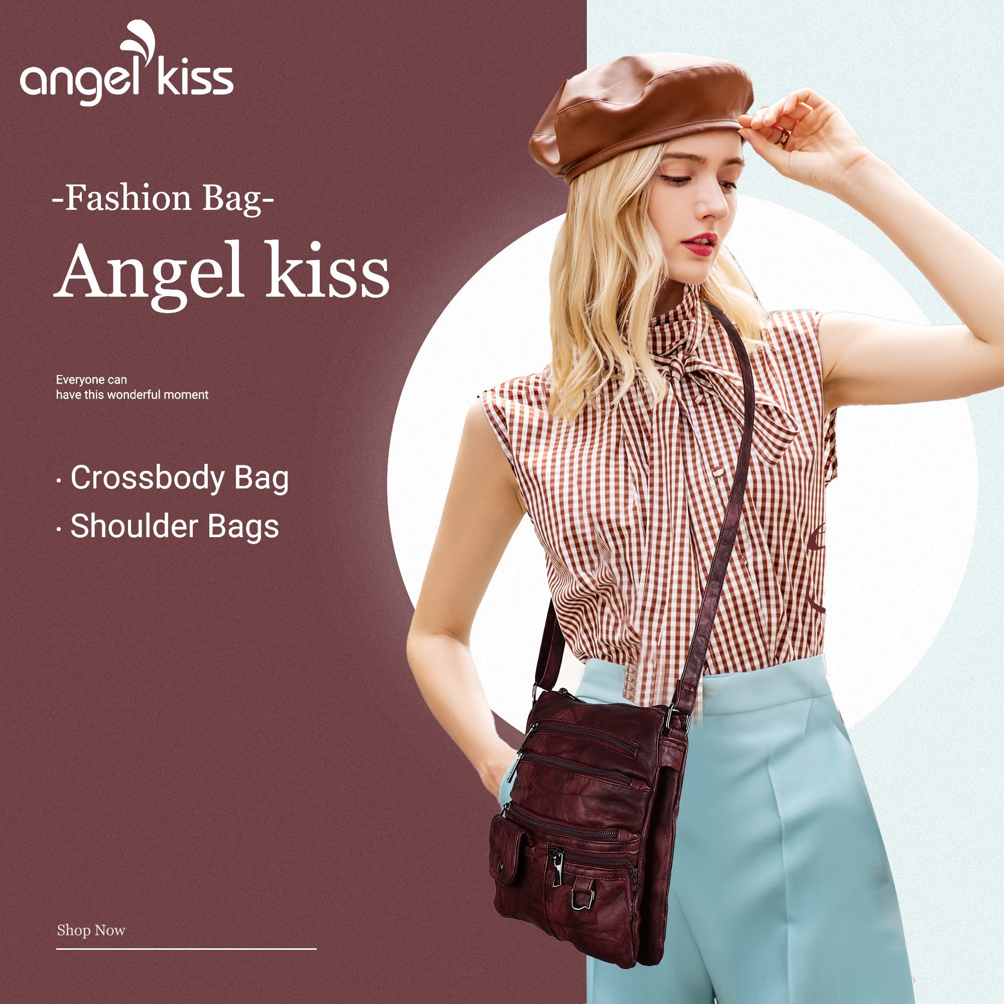Adjustable Strap Multi-Pocket Crossbody Bag – Angel Kiss