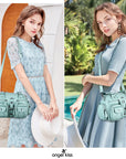 Leopard Print Multi-Pocket Shoulder Bag with Studded Buckle Details