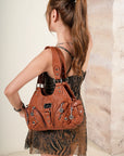Small Everyday Shoulder Purse with Front Zip Pockets