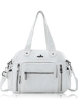 Relaxed Carryall Shoulder Bag with Long Handles