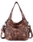 washed tie-dye design Daily women simple unique hobo handbag-Angelkiss Bag