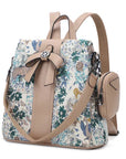 Tie dye checked daily lightweight backpack-Angelkiss Bag
