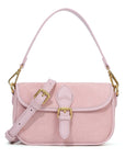 Mini Suede Convertible Shoulder Bag