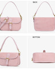 Mini Suede Convertible Shoulder Bag