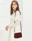 Mini Suede Convertible Shoulder Bag