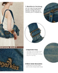 Small Western Denim Shoulder Bag