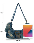 Small Western Denim Shoulder Bag