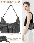 Small Multi-Pocket Shoulder & Crossbody Bag