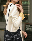 Street Style Multi-Pocket Crossbody Bag