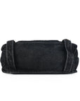 Western Denim Multi-Pocket Satchel Crossbody Bag