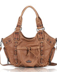 Drawstring Detail Shoulder Bag – Casual Convertible Crossbody