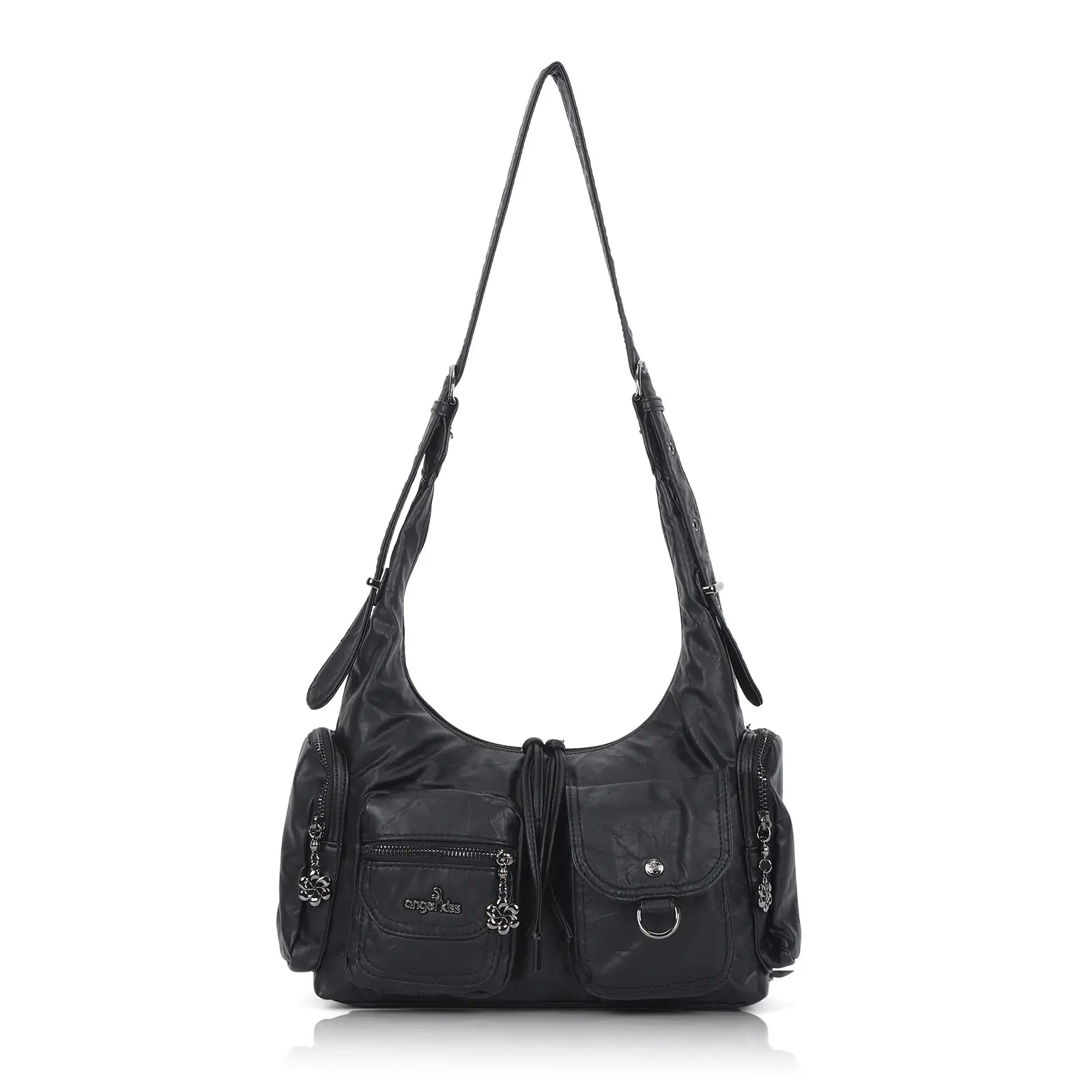Small Multi-Pocket Shoulder & Crossbody Purse | Angel Kiss