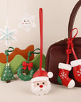 Christmas Purse Charms – Santa, Candy Canes & Holiday Cheer