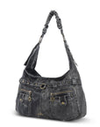 Large Y2K Cargo Hobo Shoulder & Crossbody Bag