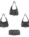 Large Y2K Cargo Hobo Shoulder & Crossbody Bag