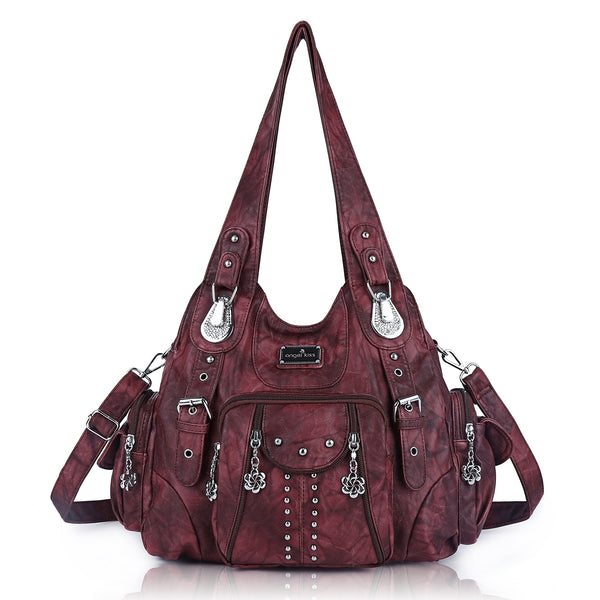 Leopard & Tie-Dye Hobo Shoulder Bag
