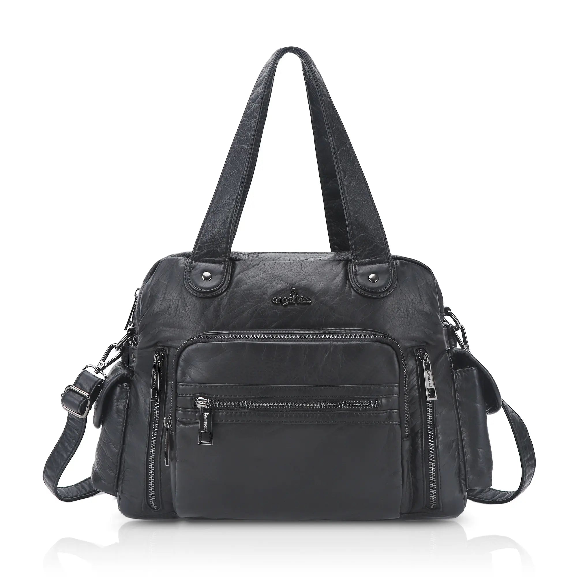 Relaxed Carryall Shoulder Bag with Long Handles