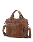 Soft PU Multi-Pocket Satchel Crossbody Bag