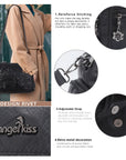 Vintage Utility Satchel Crossbody Bag with Easy-Access Pockets