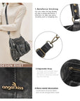 Washed Multi-Pocket Cargo Tote Bag with Crossbody Strap