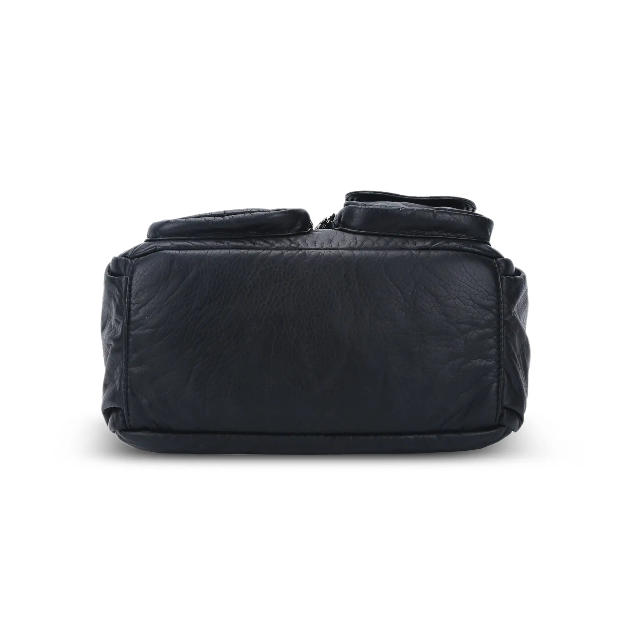 Small Multi-Pocket Satchel Bag with Adjustable Crossbody Strap