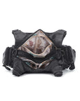 Women’s Moto Buckle Multi-Pocket Convertible Satchel Bag
