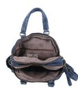Classic Small Denim Backpack For Women