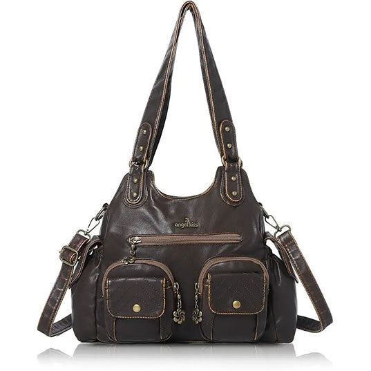 Tie-Dye Bag Womens Y2K Hobo Purse Faux Leather