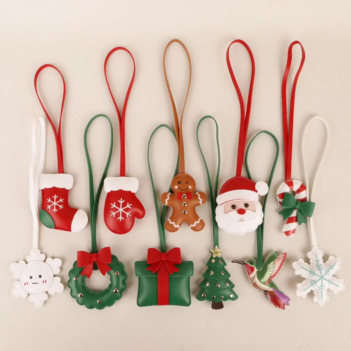 Christmas Purse Charms – Santa, Candy Canes &amp; Holiday Cheer