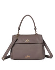 Minimalist Vegan Leather Top Handle Crossbody Bag