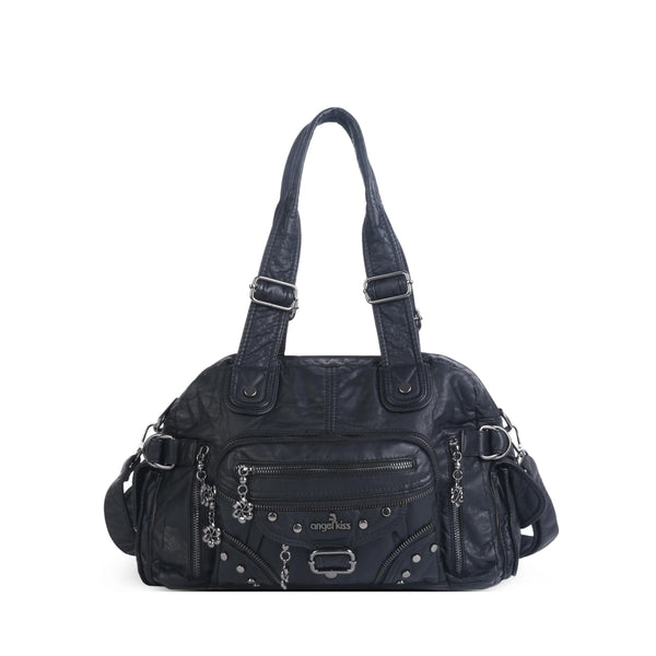 Women's Design Vintage Tote Y2K Leather Inspired Shoulder Bag 
