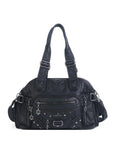 Women's Design Vintage Tote Y2K Leather Inspired Shoulder Bag 