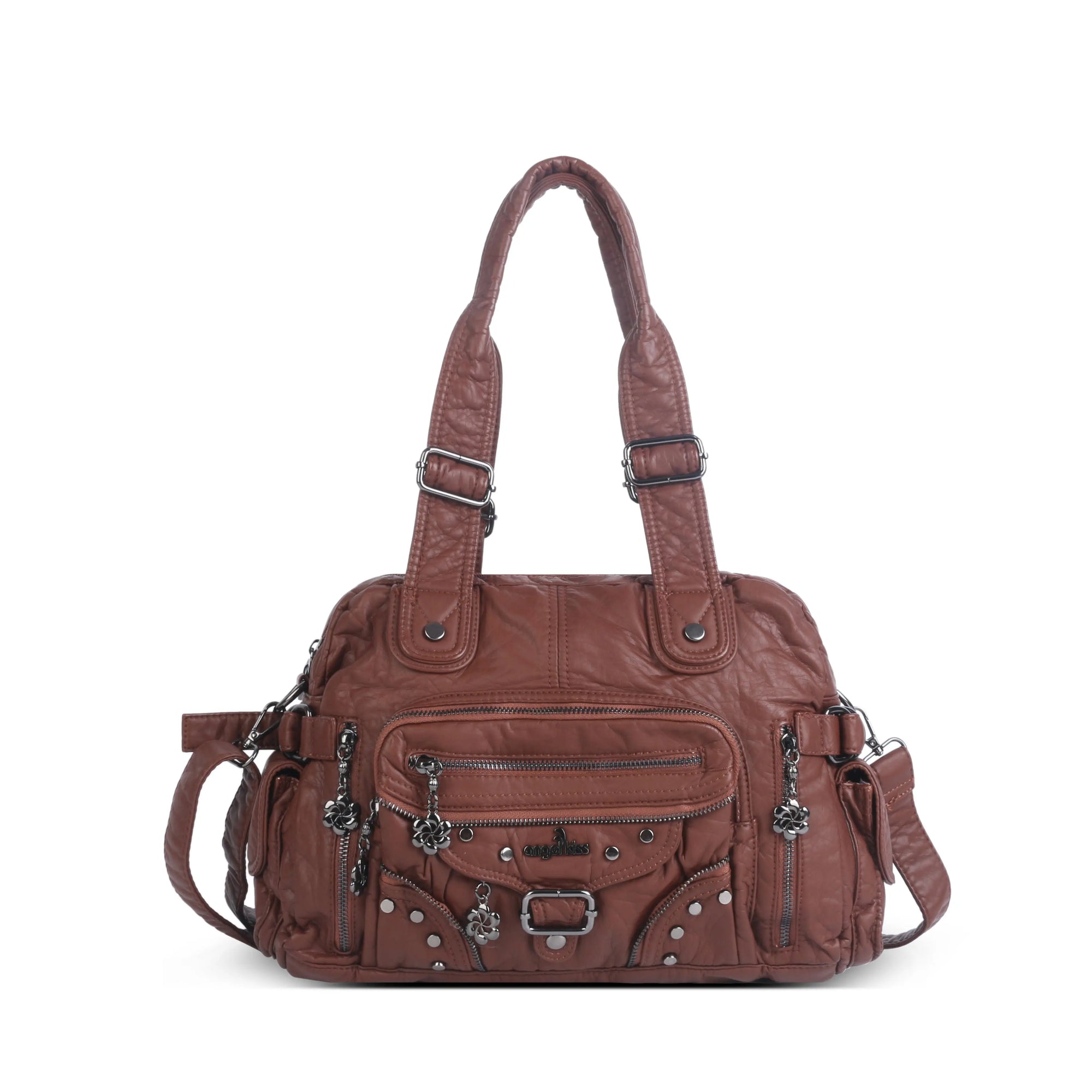 Women's Design Vintage Tote Y2K Leather Inspired Shoulder Bag 