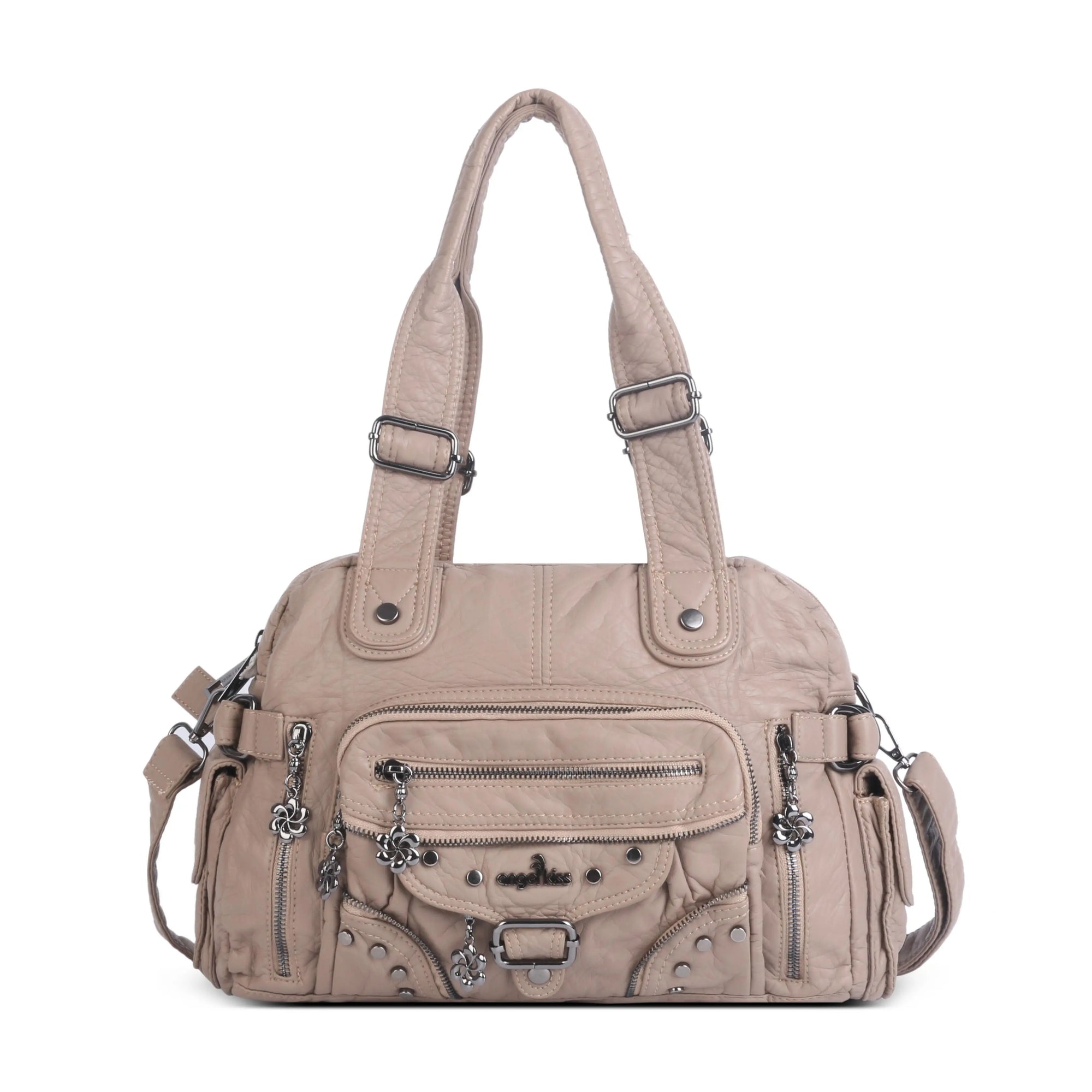 Women's Design Vintage Tote Y2K Leather Inspired Shoulder Bag 