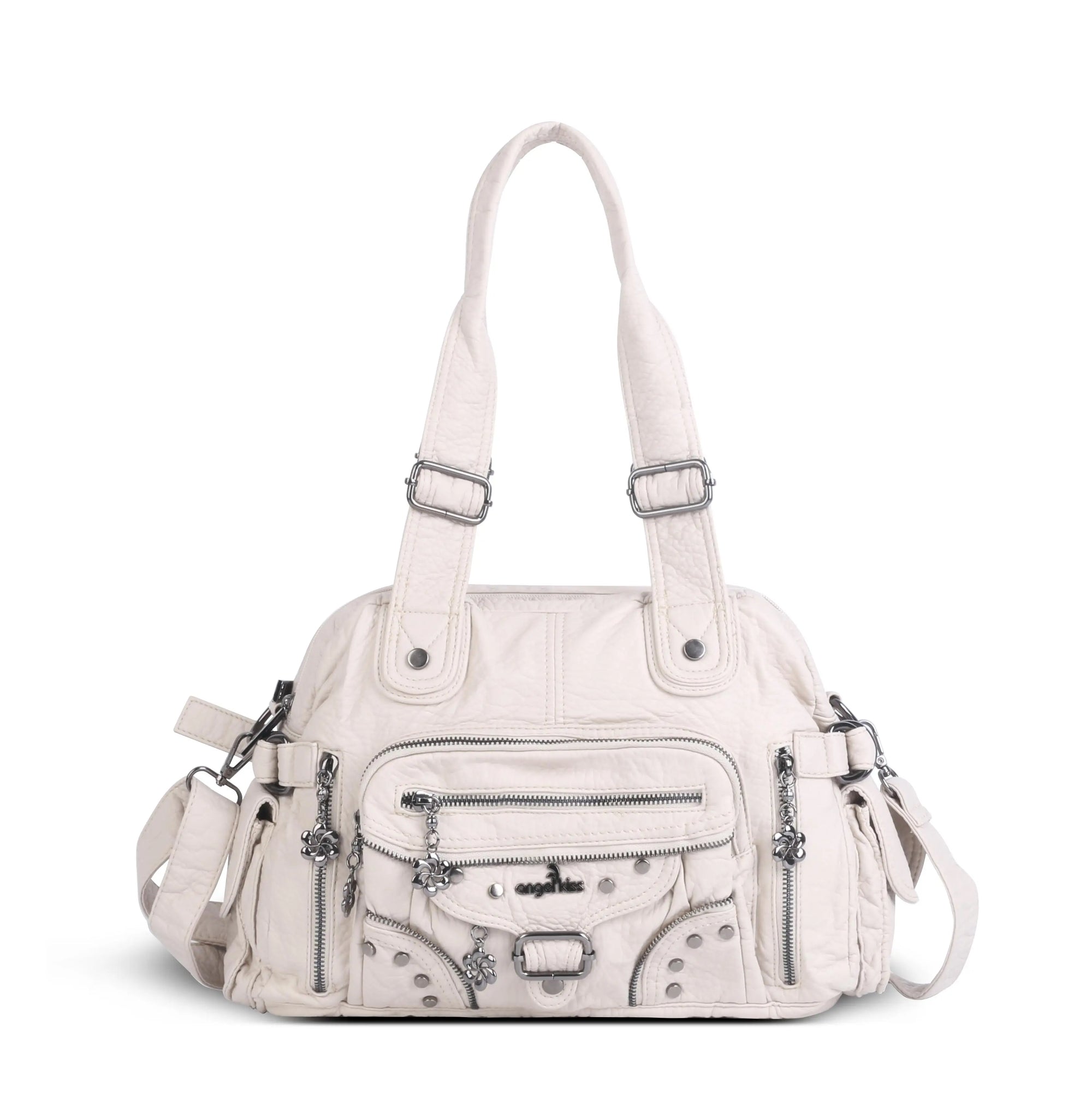 Women's Design Vintage Tote Y2K Leather Inspired Shoulder Bag 